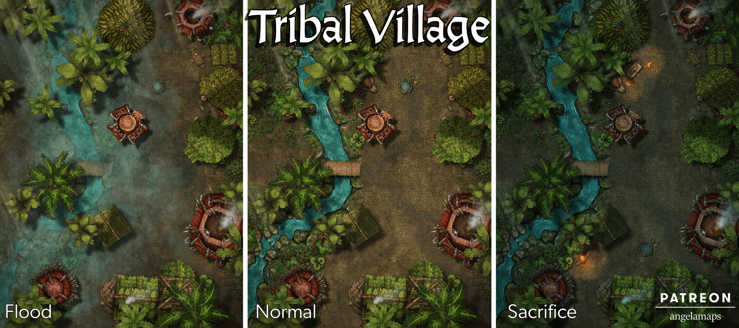Angela Maps Tribal Village Preview