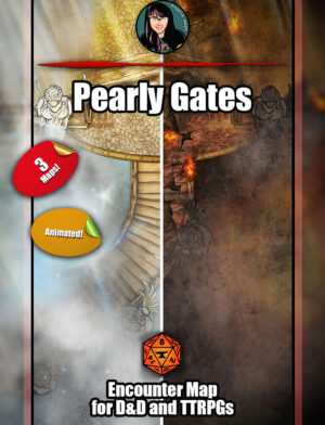 Pearly Gates animated map for FVTT