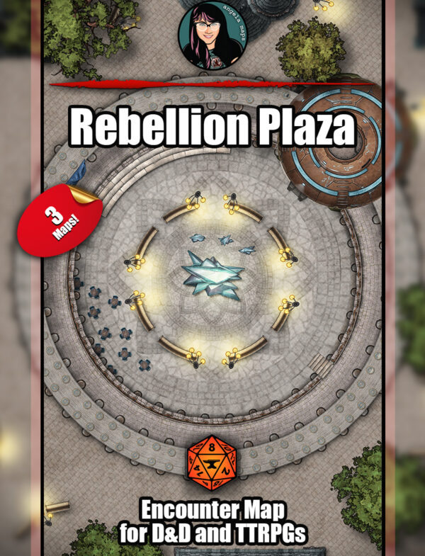 Rebellion Plaza map pack for FVTT