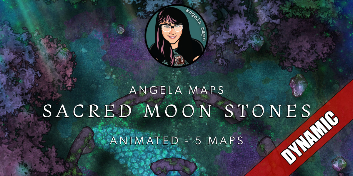 Angela Maps Sacred Moon Stones