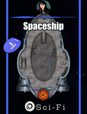 Spaceship battle map and FVTT