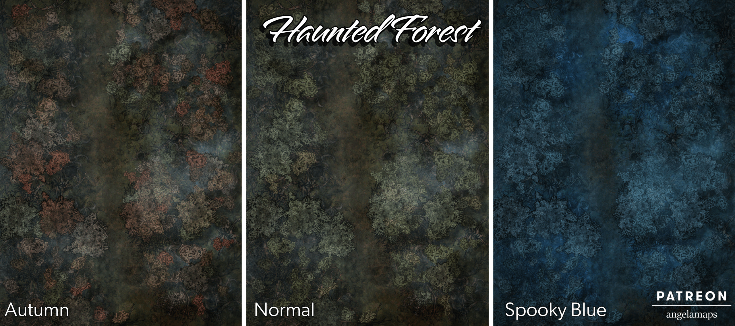 Angela Maps Haunted Forest Preview