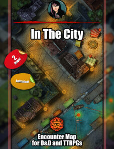 In The City animated battle maps for FVTT