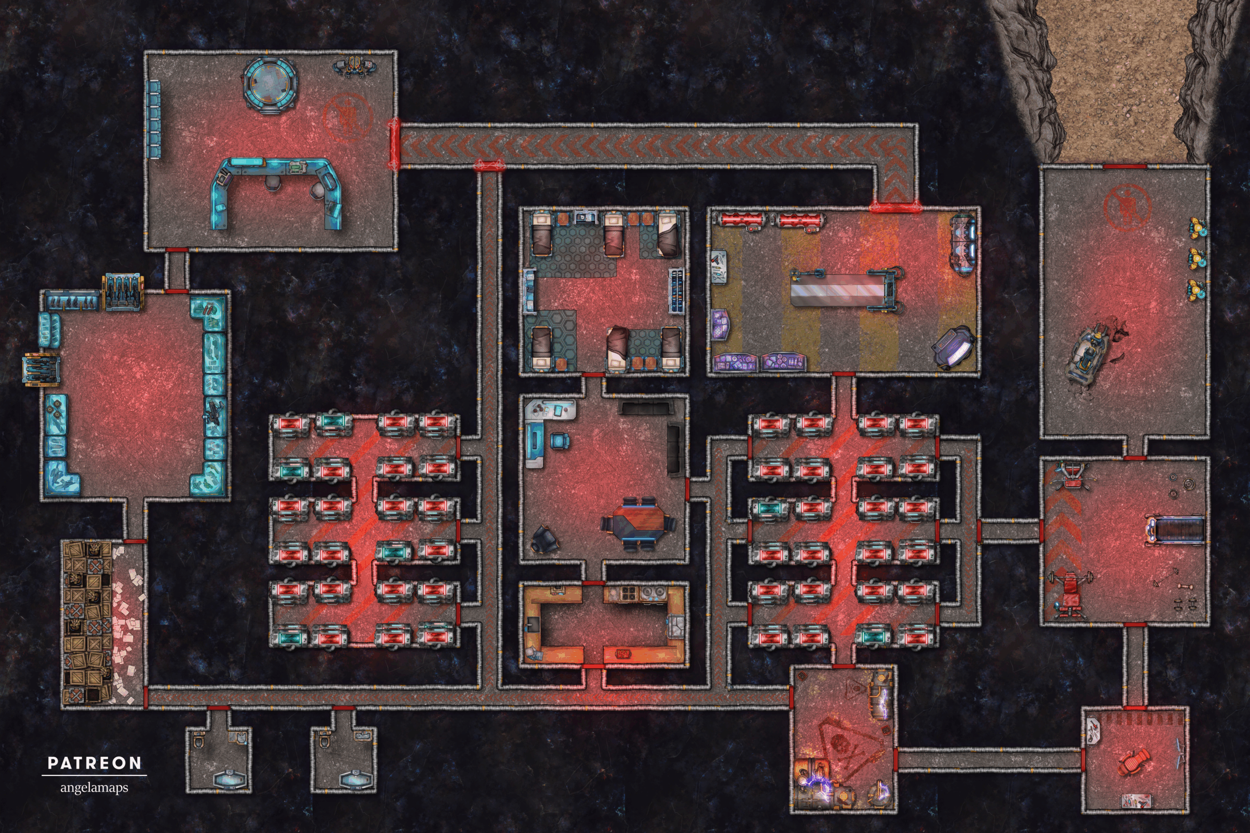 Angela Maps Underground Lair Preview