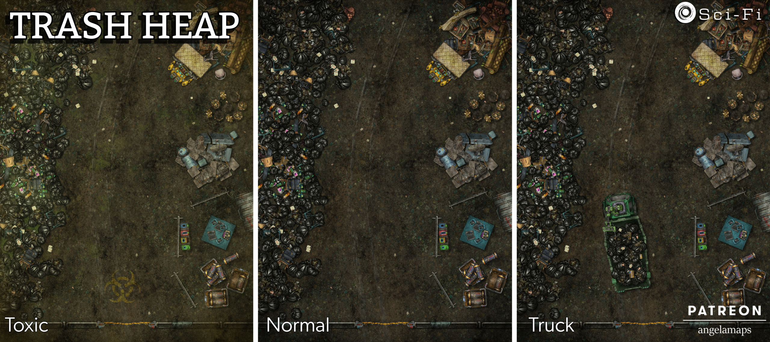 Angela Maps Trash Heap Preview