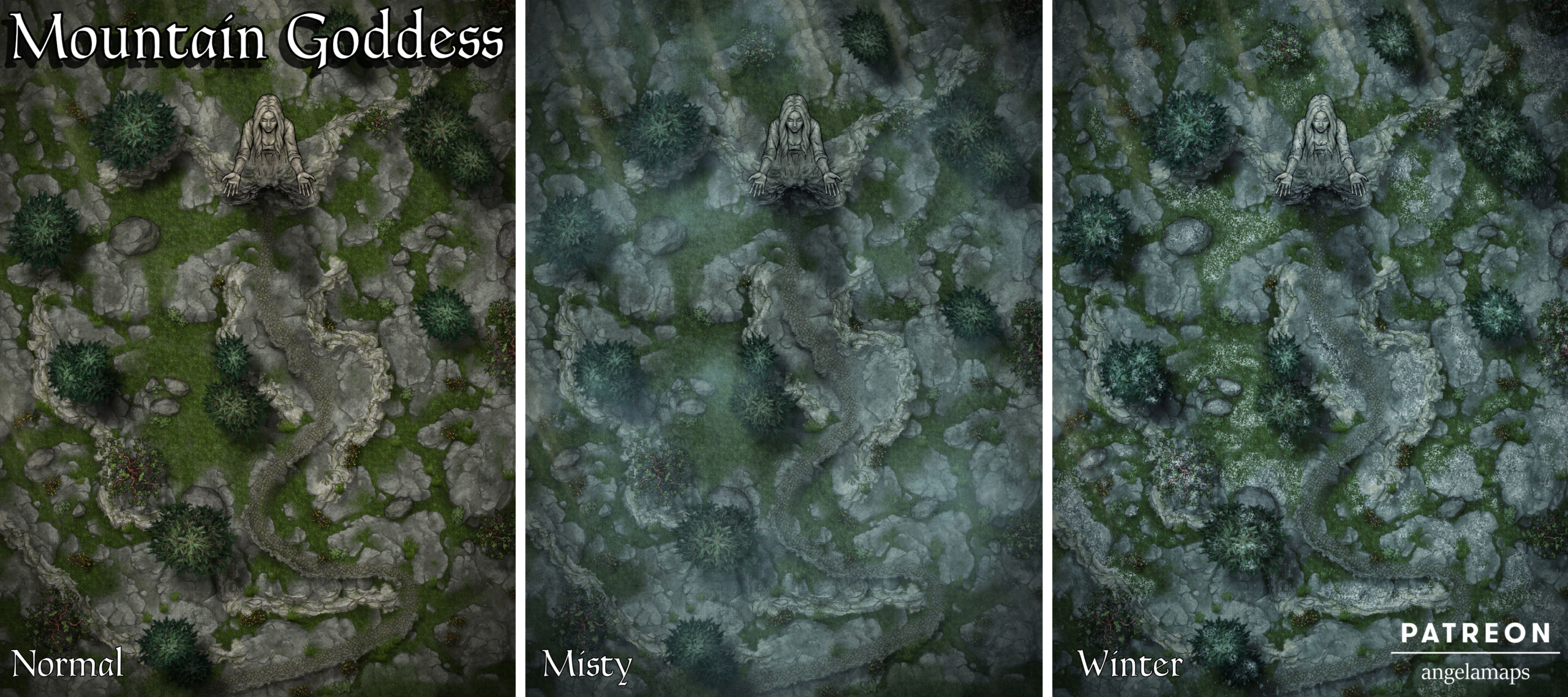 Angela Maps Mountain Goddess Preview