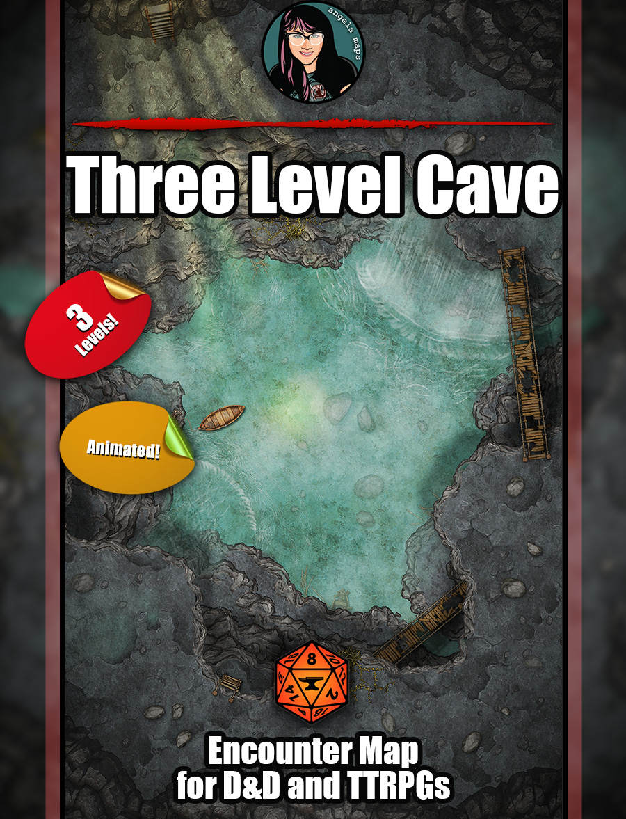 AngelaMaps 3LevelCave FVTT