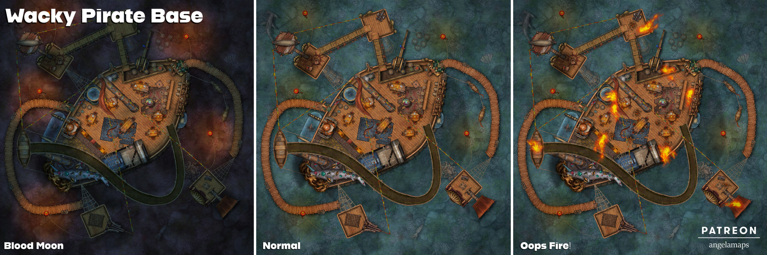Angela Maps Wacky Pirate Base Preview